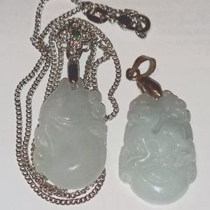 lucky Jade pendant necklace